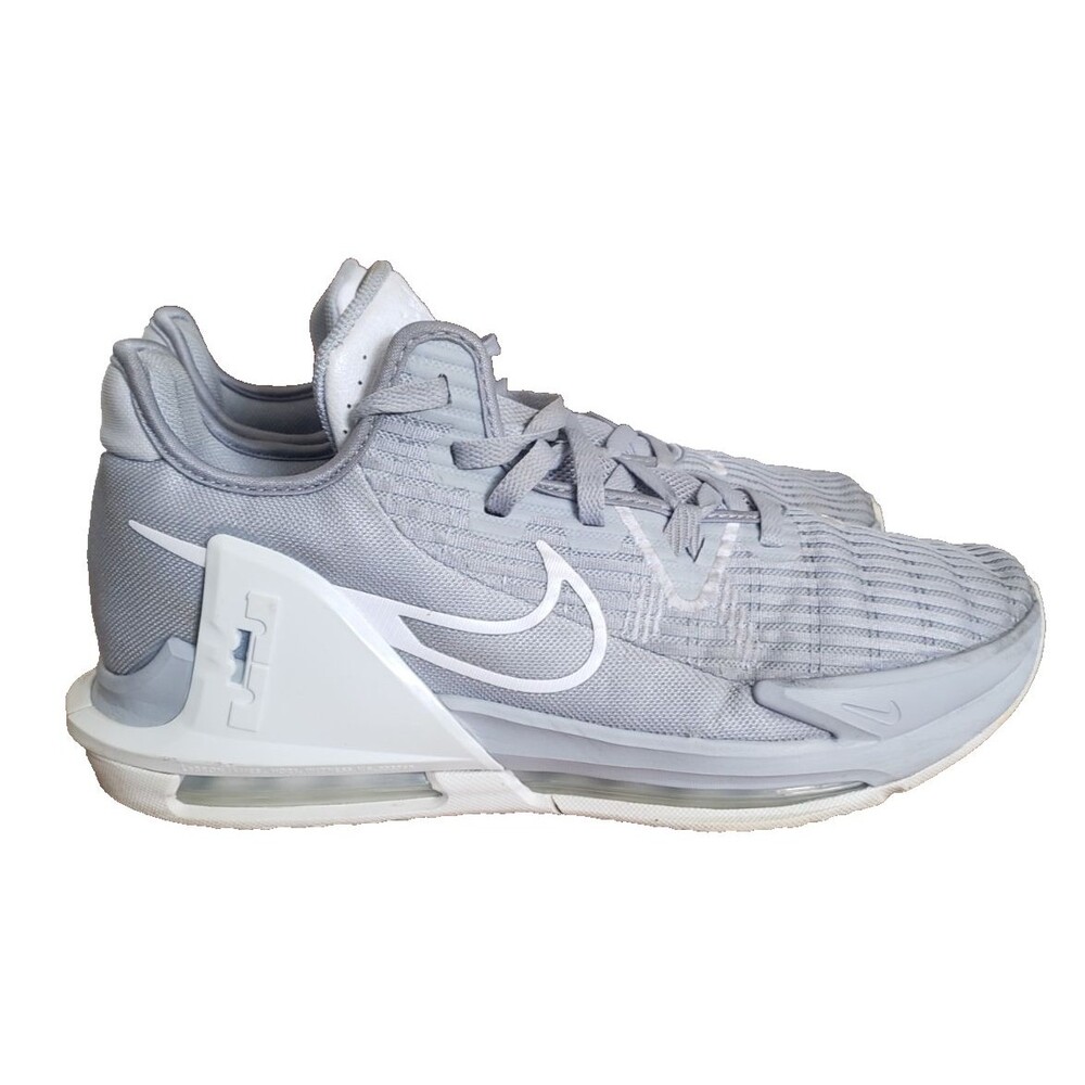 Nike LeBron Witness VI 6 TB Wolf Grey White Mens Size 12.5 Basketball DO9843-001